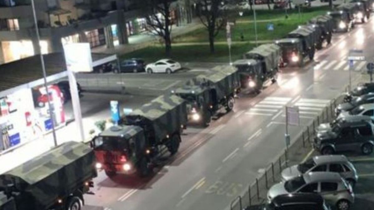 Italia supera a China en número de muertos: los camiones militares no dan abasto con los féretros