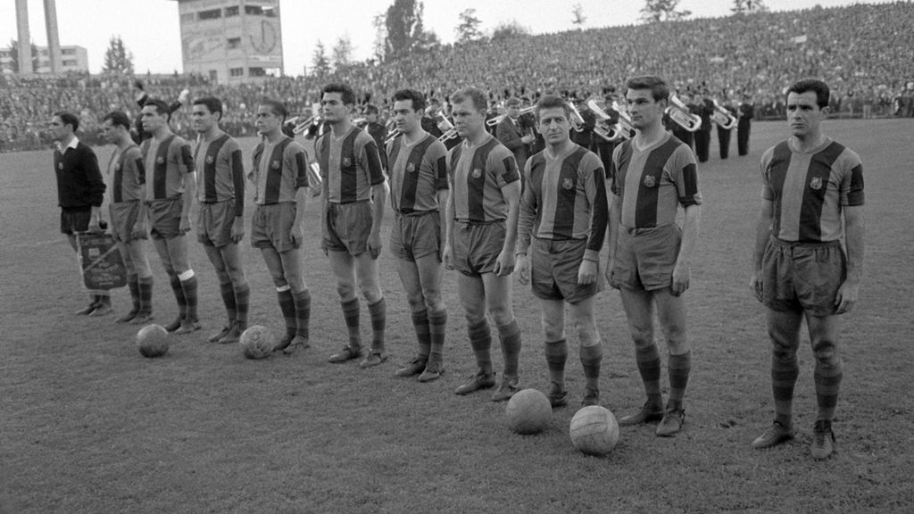 Kubala con el FC Barcelona