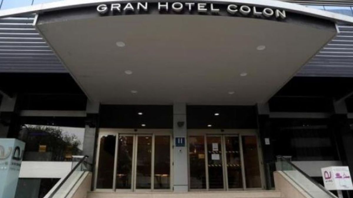 Antes era China, ahora es España: los hoteles se transforman en hospitales, el Gran Hotel Colón, el primero