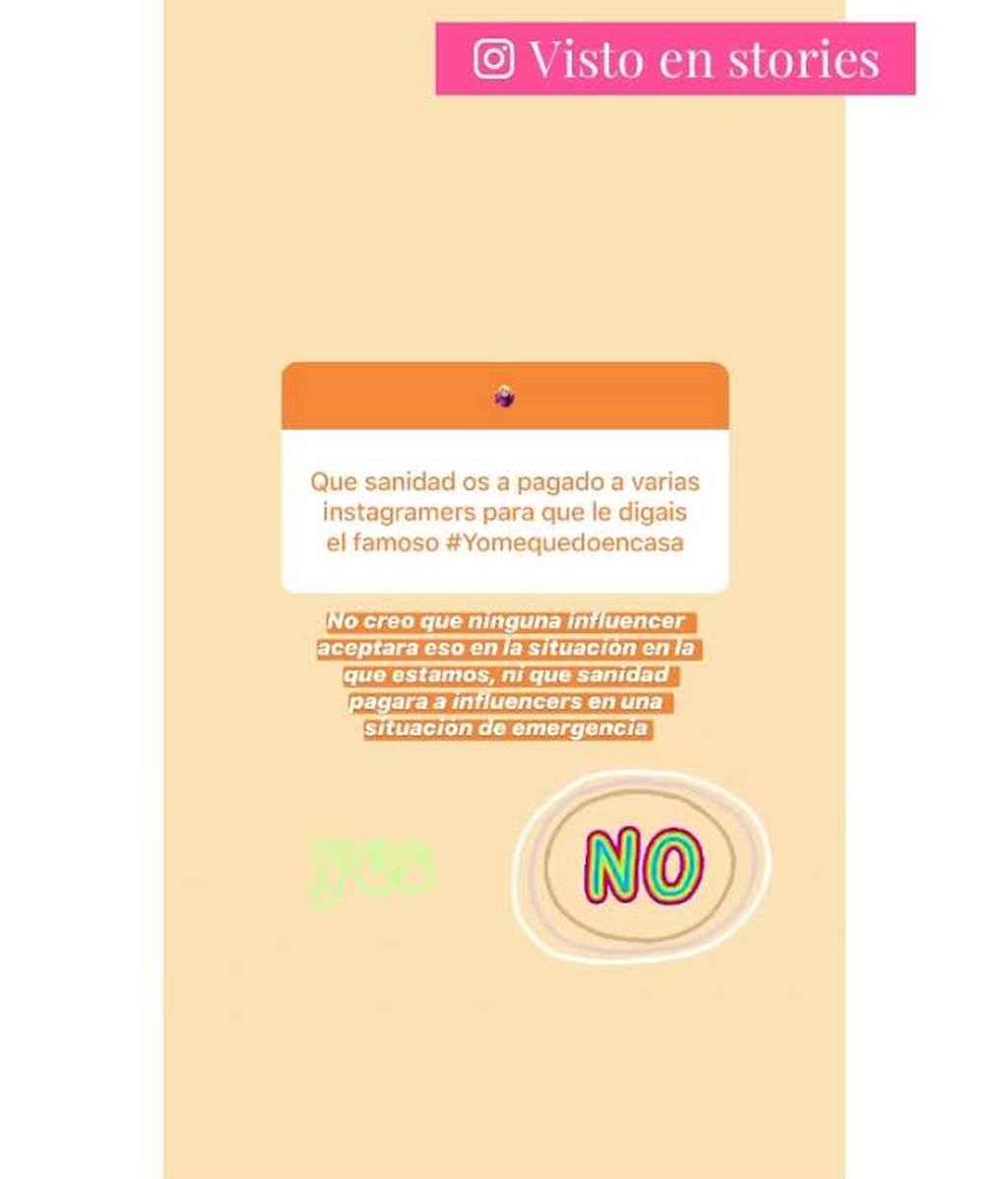 Laura Escanes desmiente el rumor sobre Sanidad y los influencers