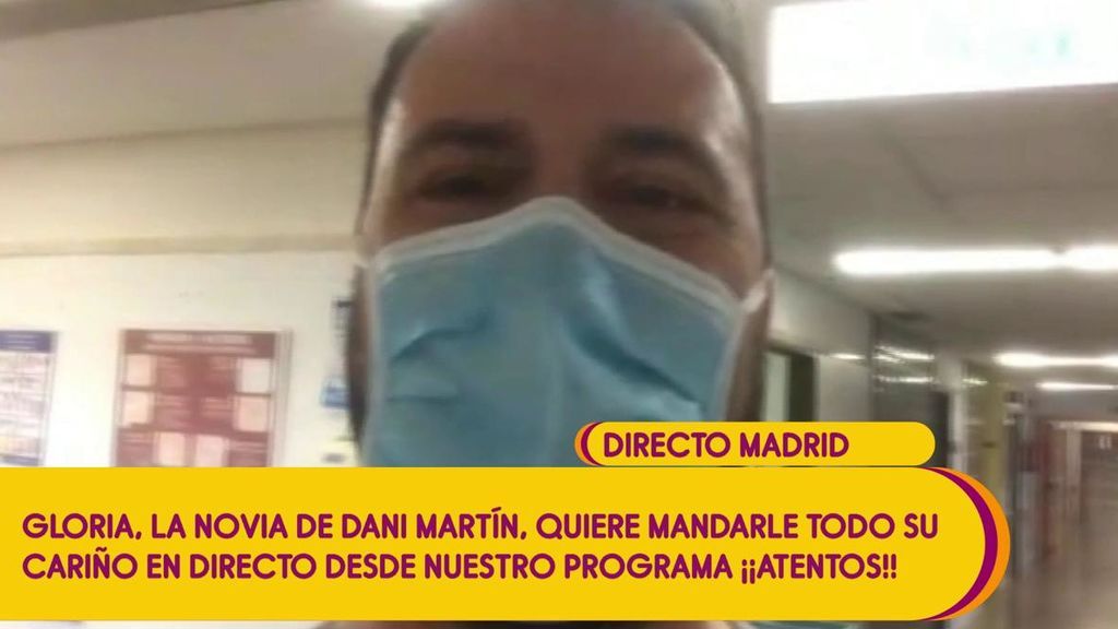 La emotiva charla de Dani Martín con su novia en directo: “Somos campeones, vamos a ganar todos”