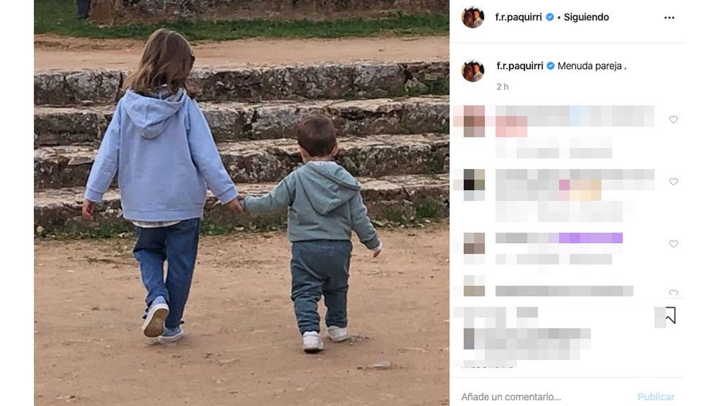 Carmen y Curro, los hijos pequeños de Fran Rivera