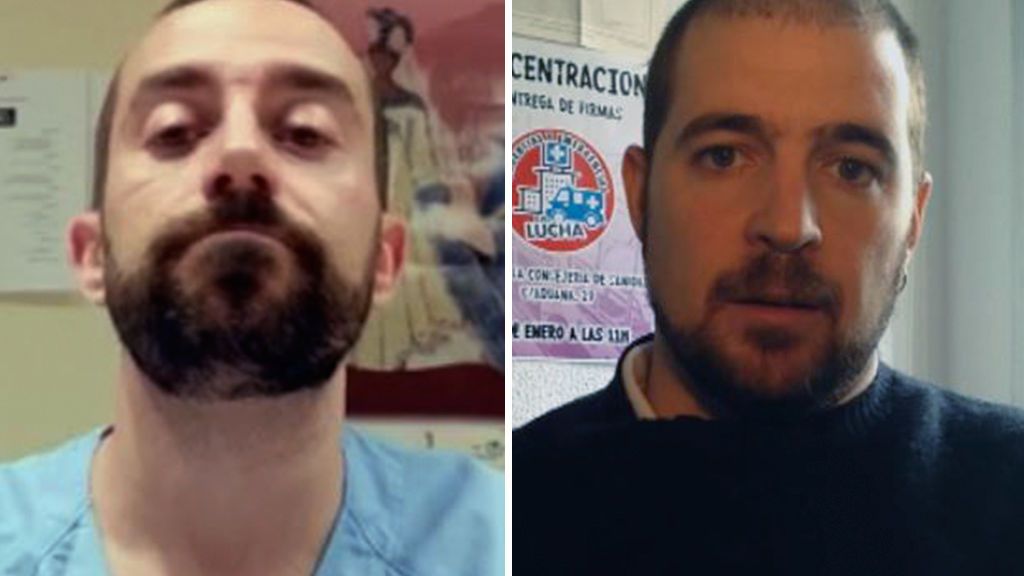 Enfermeros sin parar de trabajar