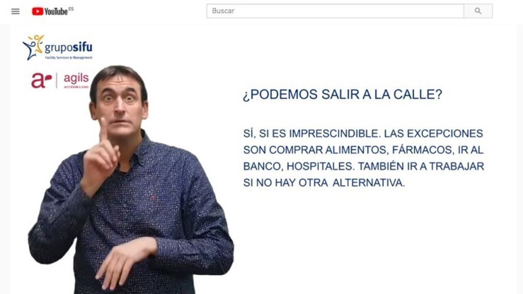 Grupo SIFU crea un canal de vídeo propio para informar a personas con sordera sobre el covid-19 Grupo SIFU crea un canal de vídeo propio para informar a personas con sordera sobre el covid-19