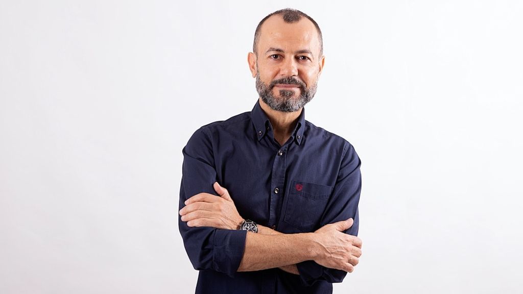 Antonio Pérez en la foto de su candidatura al Global Teacher Price