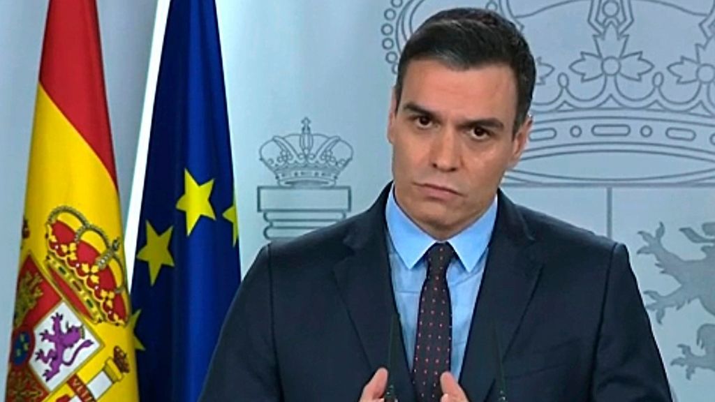 Pedro Sánchez advierte de que "vienen días muy duros" pero que "tenemos que ganar tiempo" ante el coronavirus Pedro Sánchez advierte de que "vienen días muy duros" pero que "tenemos que ganar tiempo" ante el coronavirus