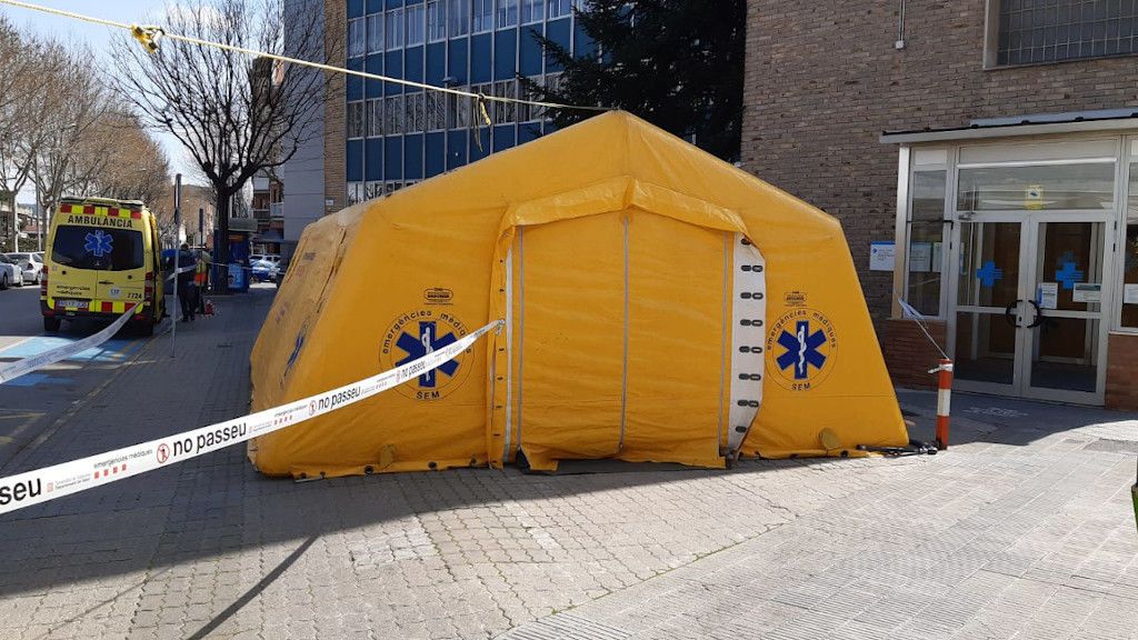 Igualada afronta su pico de contagios por COVID-19 con turnos de 24 horas de su personal sanitario Igualada afronta su pico de contagios por COVID-19 con turnos de 24 horas de su personal sanitario
