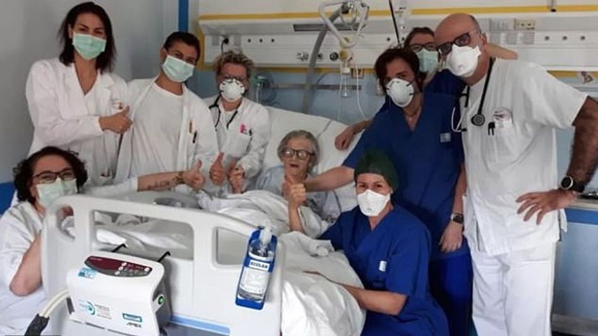 La abuela de la esperanza en Italia: supera el coronavirus con 95 años
