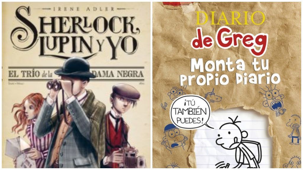 'Sherlock Holmes' y 'Diario de Greg: monta tu propio diario'.