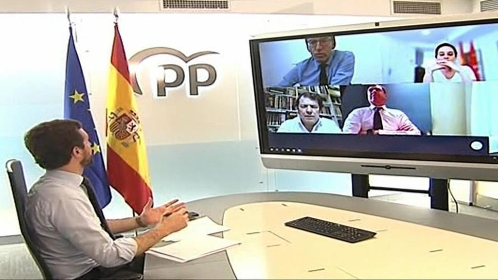Casado mantiene una videoconferencia con sus presidentes autonómicos Casado mantiene una videoconferencia con sus presidentes autonómicos