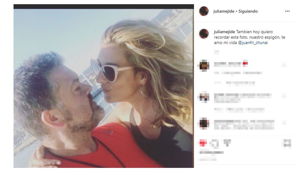 Julia Mejide posa con su novio en Instagram