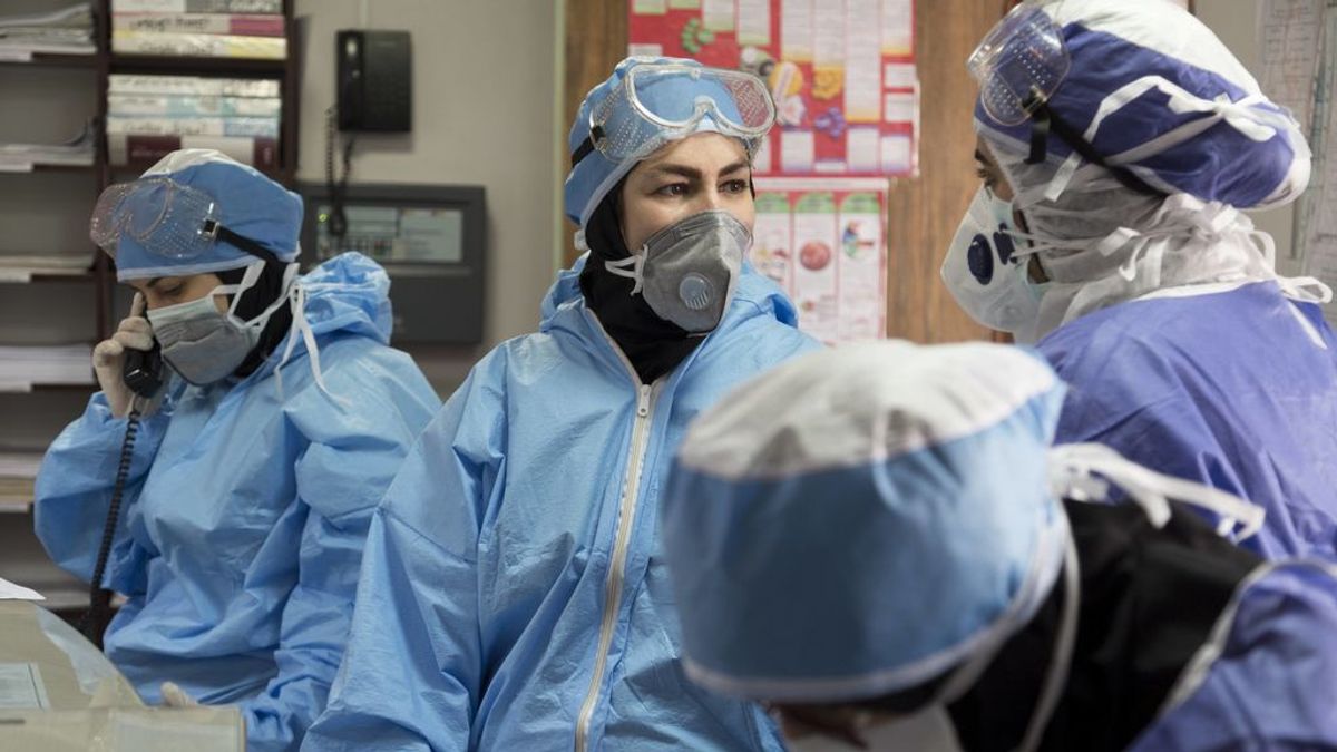 Las heridas en la cara de los sanitarios tras largas jornadas de trabajo frente al coronavirus Las heridas en la cara de los sanitarios tras largas jornadas de trabajo frente al coronavirus