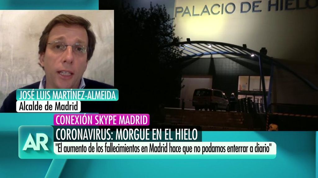 Martínez-Almeida: "Ni teniendo los suministro podrías asegurar el poder enterrar todos los días a los fallecidos"