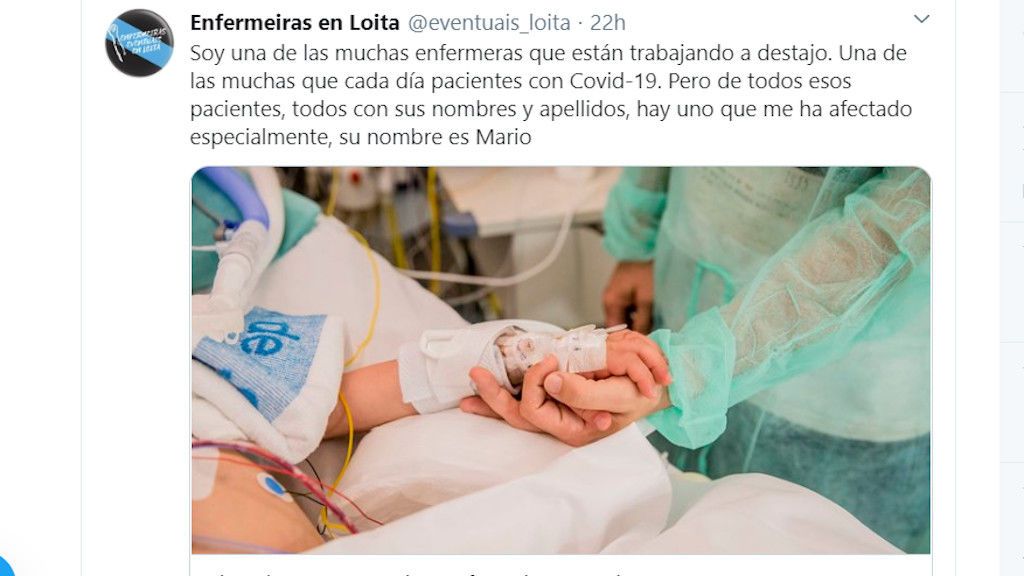 "Cinco horas con Mario", el relato de una enfermera despidiéndose de su paciente