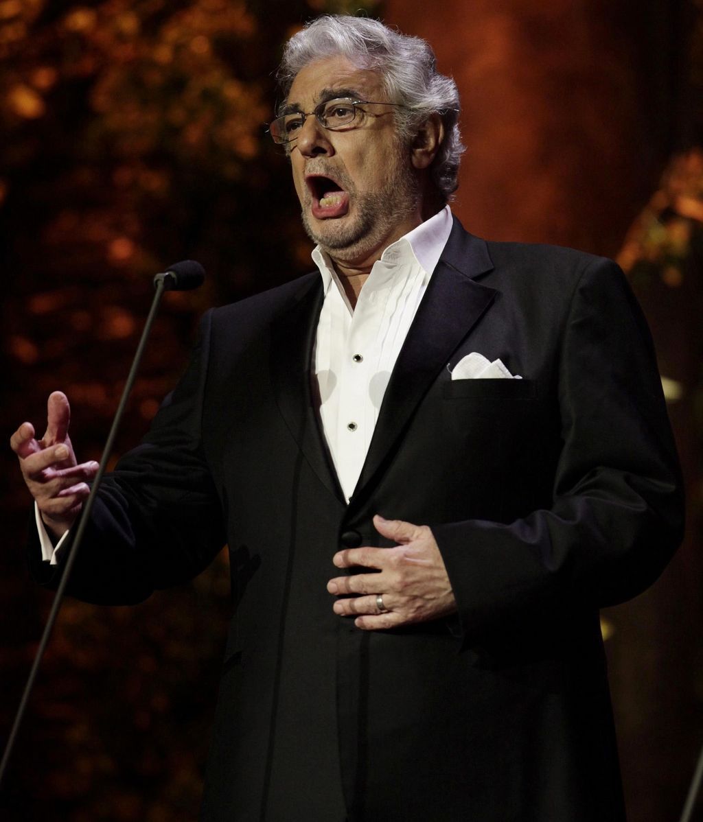 Plácido Domingo, en los premios Classical Brit en Londres (2009)