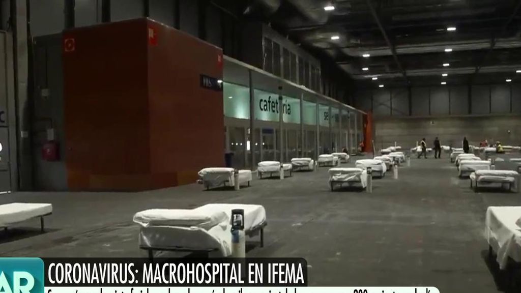 Así es por dentro el hospital de campaña creado en IFEMA