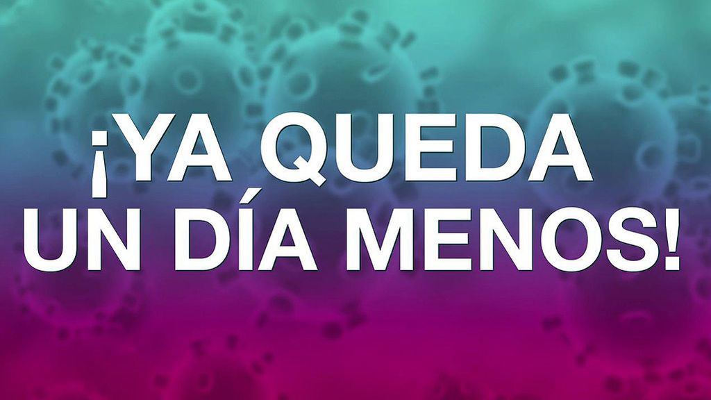 Queda un día menos para que todo acabe