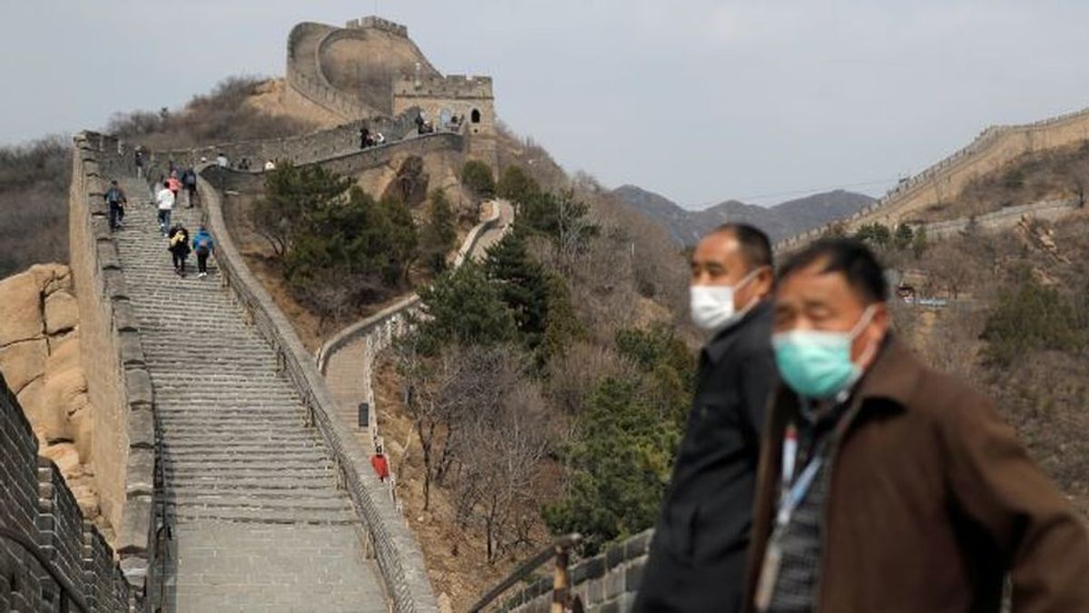 La Gran Muralla china abre al público con restricciones