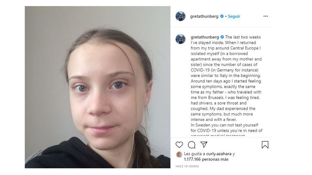El mensaje de Greta Thunberg a los jóvenes