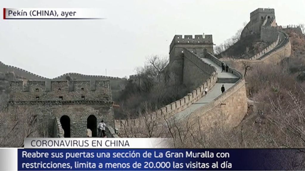 La Gran Muralla China reabre sus puertas entre restricciones: el país ha vuelto a no registrar casos locales