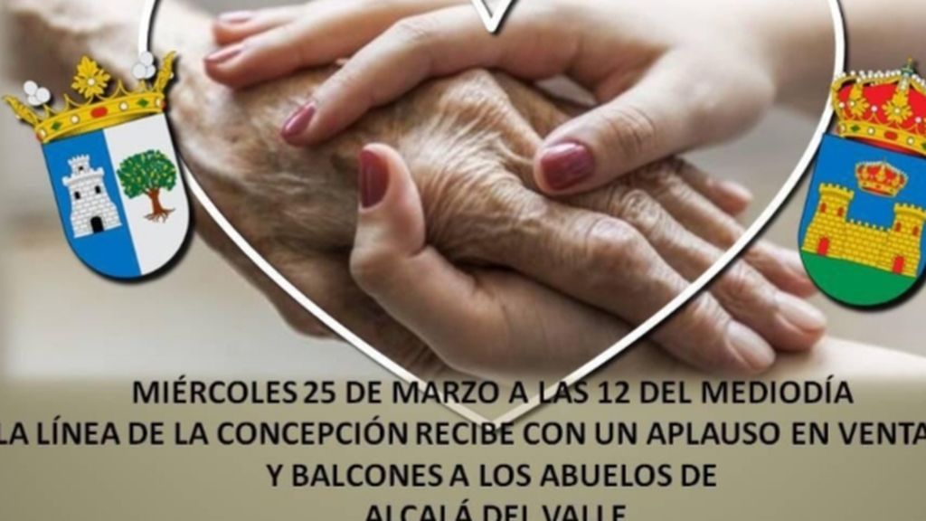 El ayuntamiento pide un aplauso para los ancianos
