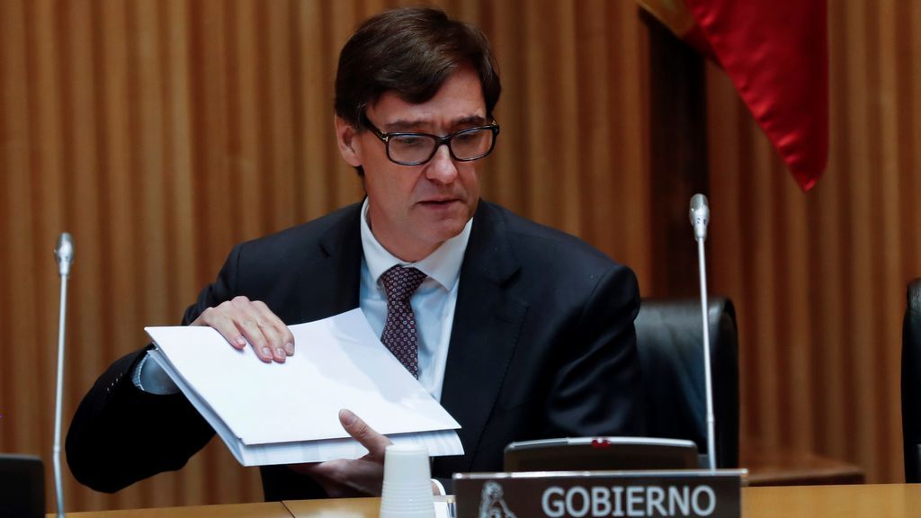 El ministro de Sanidad, Salvador Illa, durante su comparecencia en la comisión del Congreso El ministro de Sanidad, Salvador Illa, durante su comparecencia en la comisión del Congreso