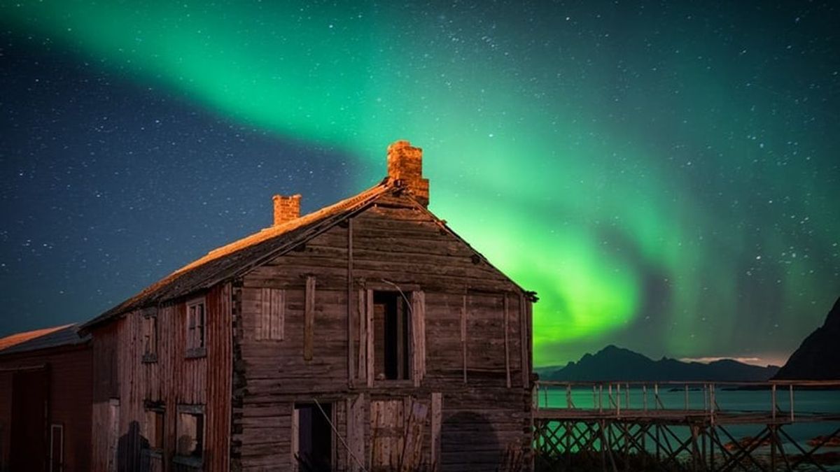 Aurora boreal vs austral: el Polo Sur también tiene su espectáculo particular