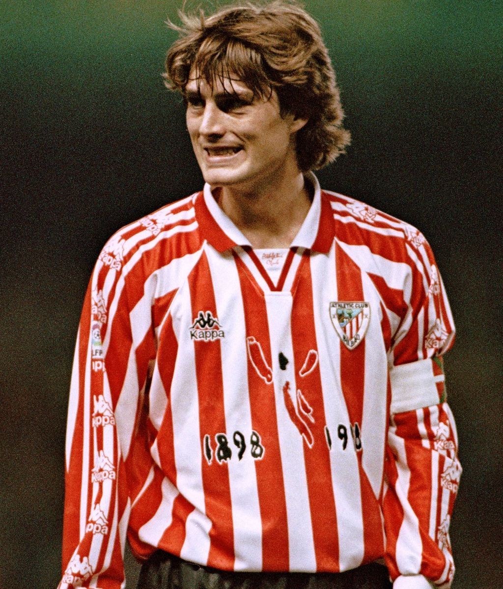 Julen Guerrero jugador formado en Lezama, cantera del Athletic de Bilbao