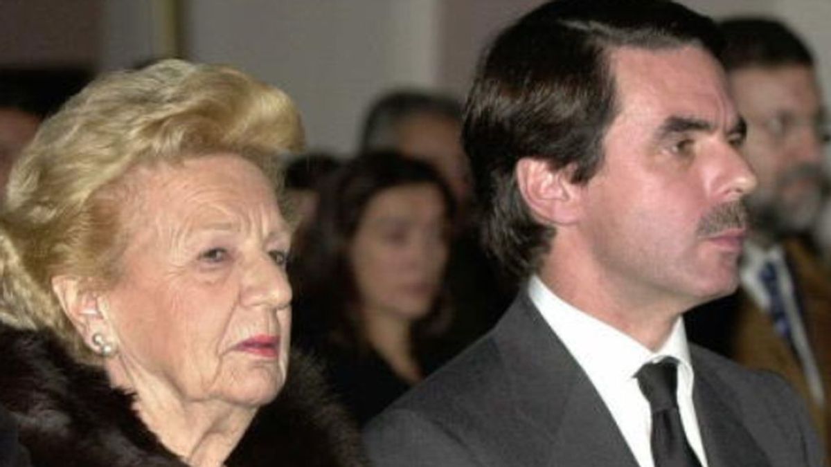 Muere la madre de José María Aznar a los 98 años por causas naturales