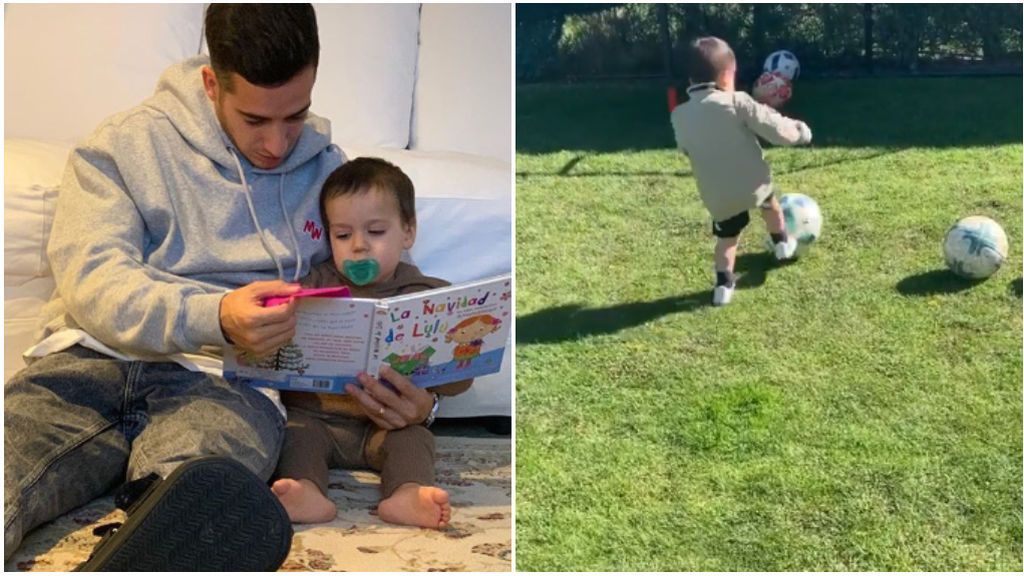El hijo de Lucas Vázque afina la puntería en el jardín de su casa: "A ver cuántos metes" El hijo de Lucas Vázque afina la puntería en el jardín de su casa: "A ver cuántos metes"