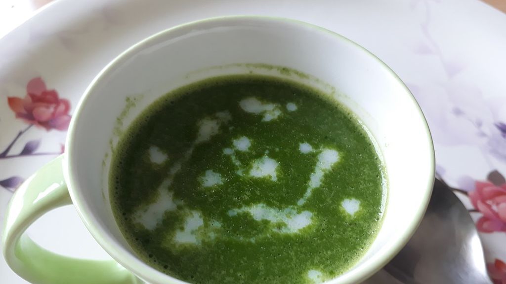 Sopa verde.