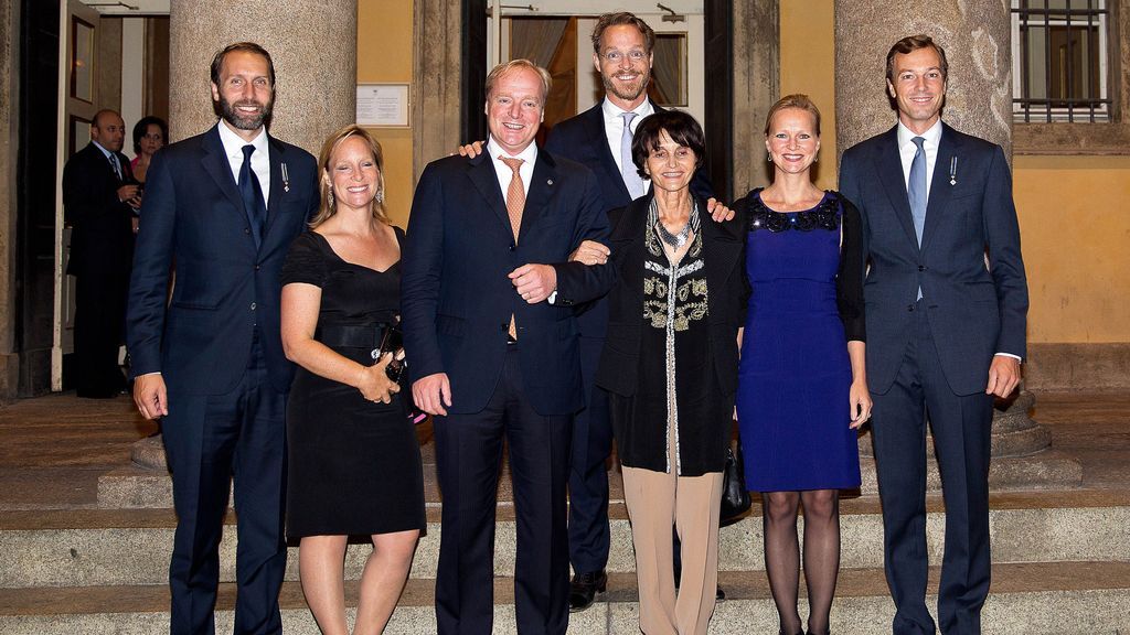 La familia de María Teresa de Borbón