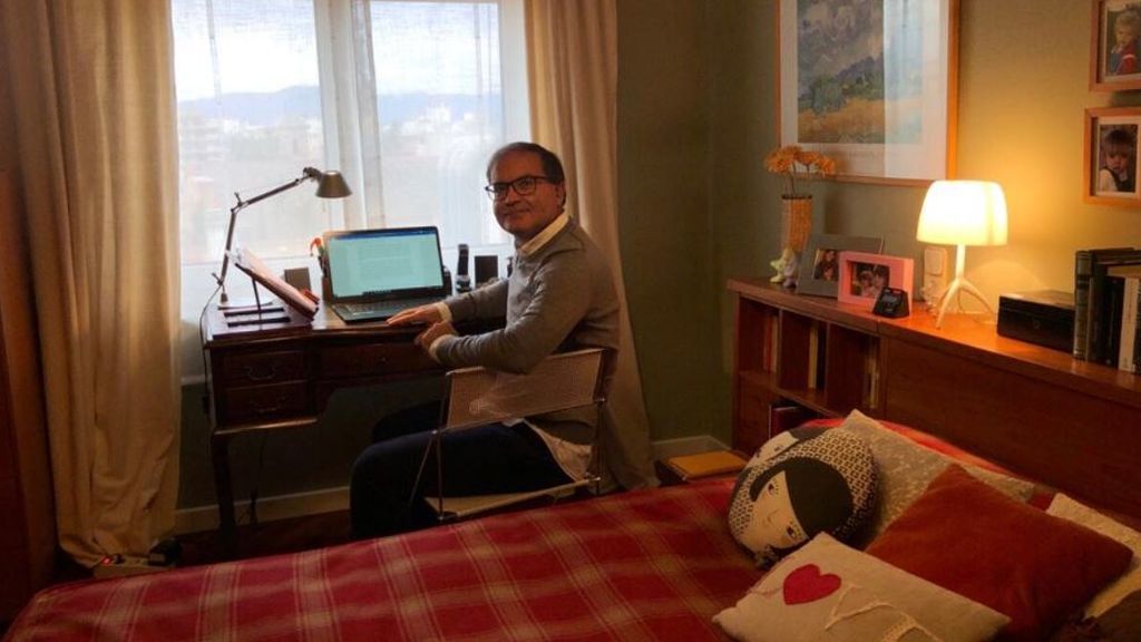 "Mi despacho en casa", de Antonio