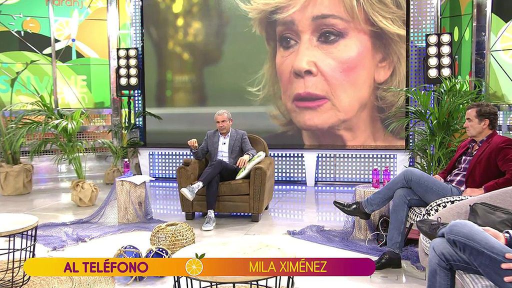 Mila Ximénez se emocionaba, agobiada por un dolor en la barbilla: “El médico me ha dicho que puede ser un herpes zoster”