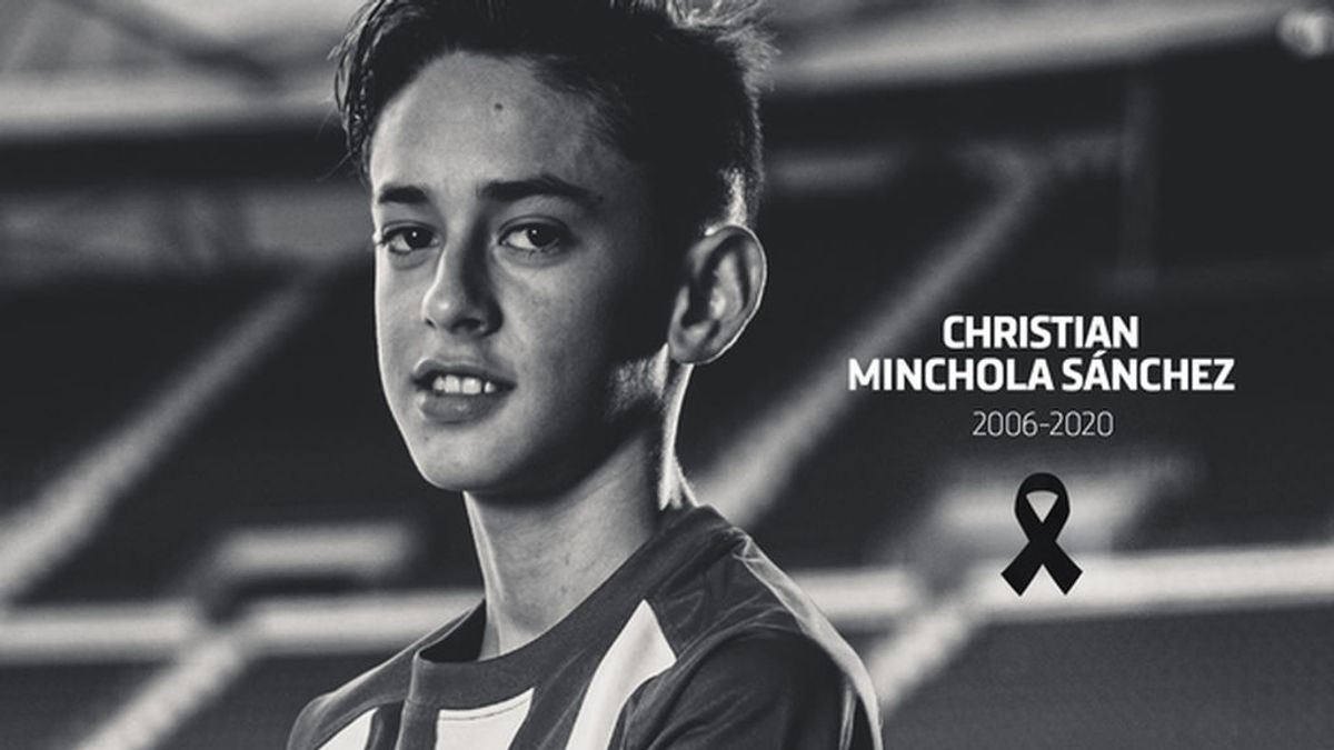 El Atlético de Madrid está de luto: fallece el delantero del infantil Christian Minchola El Atlético de Madrid está de luto: fallece el delantero del infantil Christian Minchola