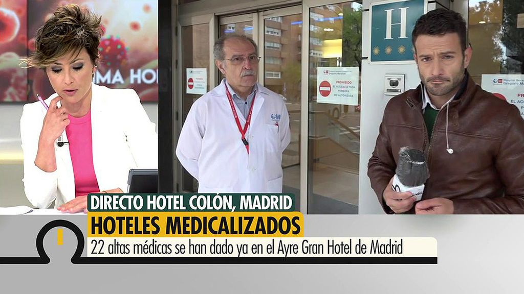 22 altas en hotel medicalizado en Madrid: "Funciona como un apéndice del Gregorio Marañón"
