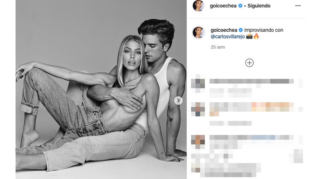 Jessica Goicoechea y River Viiperi, fotografiados por Carlos Villarejo