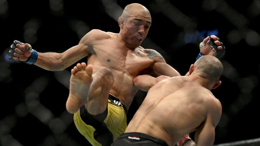 José Aldo en un combate de la UFC