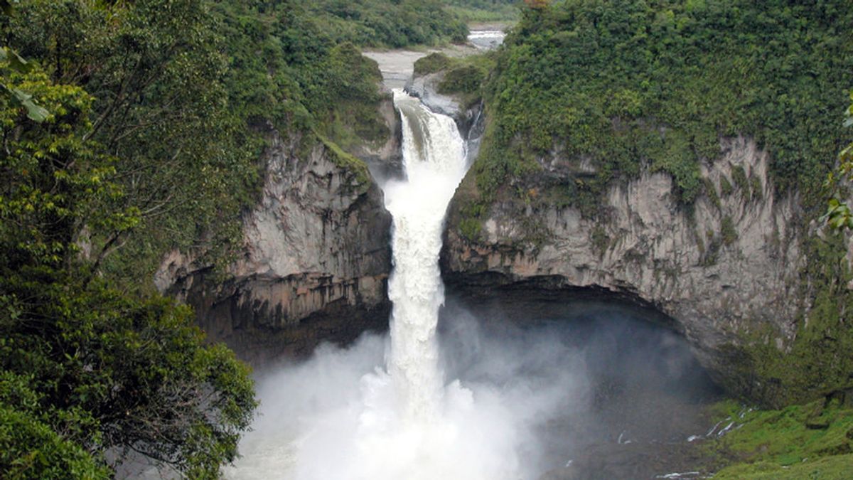 La cascada más alta de Ecuador desaparece por un agujero: los expertos investigan el motivo