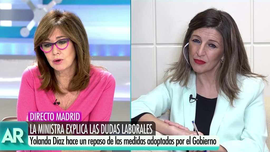 Yolanda Díaz, Ministra de Trabajo: "Si el decreto de hoy lo dialogásemos de manera ordinaria sería imposible"