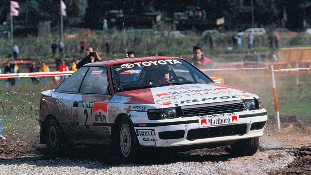 Carlos Sainz en el rally de Portugal