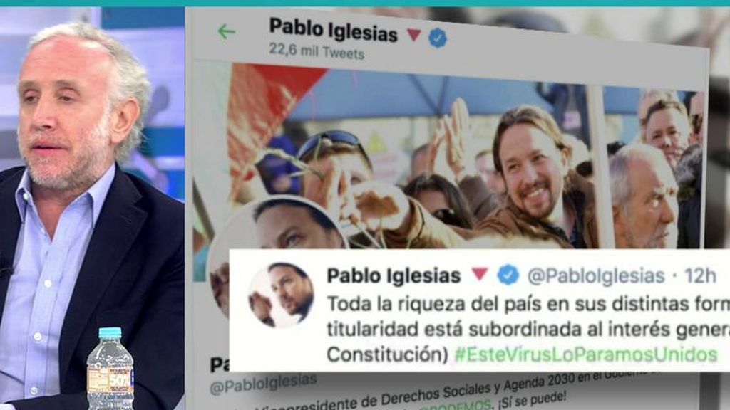 Inda critica el polémico tuit de Pablo Iglesias: "Es un manipulador"