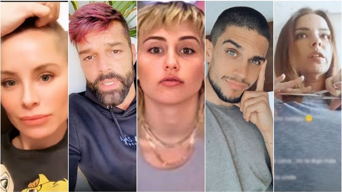 Cuarentena Total Look: Los famosos se han convertido en sus propios peluqueros