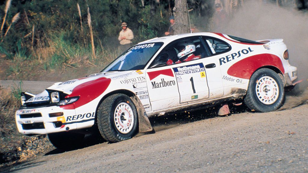Carlos Sainz durante el rally de Nueva Zelanda