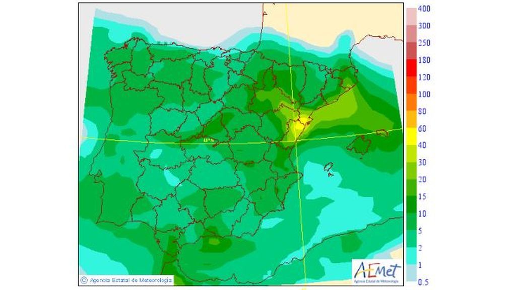 prob precip media miercoles