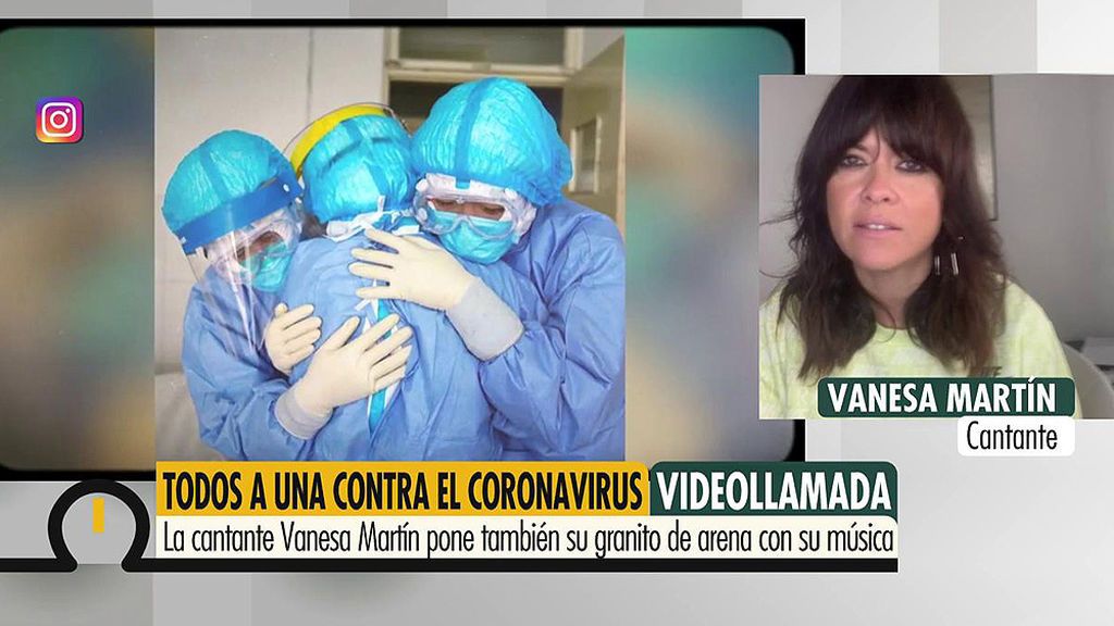 El canto a la vida de Vanesa Martín contra el coronavirus: "Pensé, 'vamos a dar un poco de aire en esta locura"