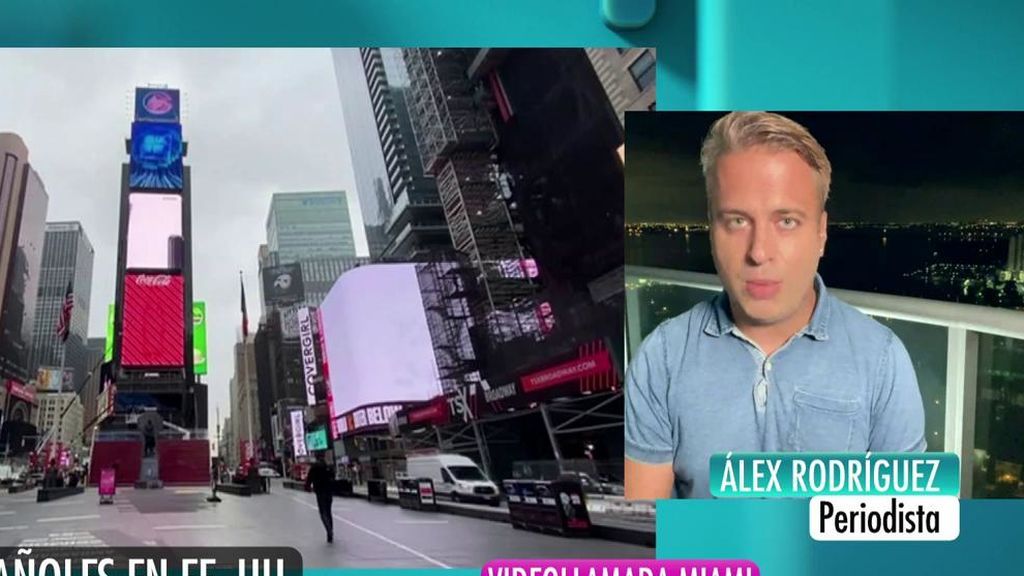 Álex Rodríguez nos cuenta la situación que viven en Estados Unidos: "No llegan las ayudas"