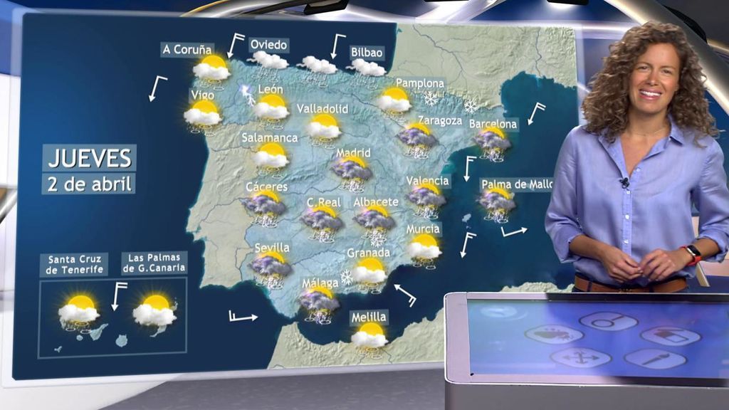 Adiós, nieve: las lluvias toman el relevo en toda España con el ascenso de las temperaturas