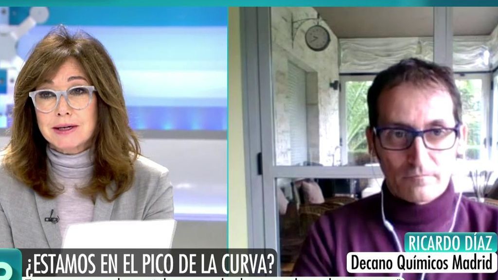 Las predicciones de Ricardo Díaz, Decano Químicos: "Menos muertes y descubriremos que hay muchos más positivos"