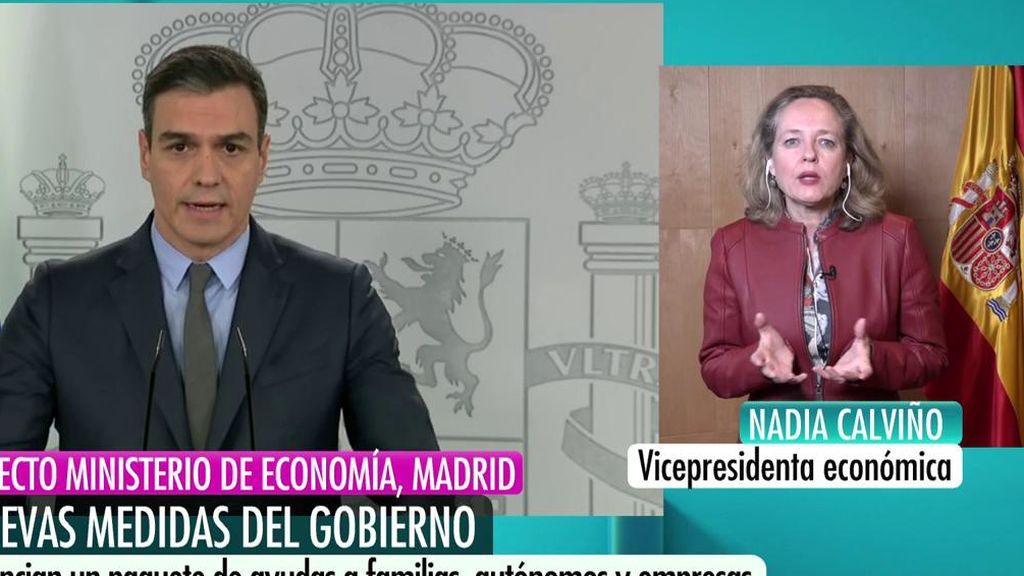 Nadia Calviño: "Los autónomos han sido uno de nuestros principales focos de atención"